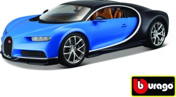 Bburago 1:18 Plus Bugatti Chiron modrá