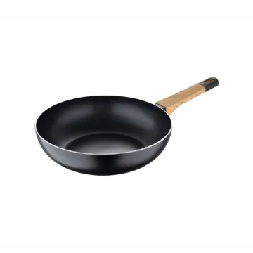 Wok pánev s nepřilnavým povrchem 28 cm Earth Black