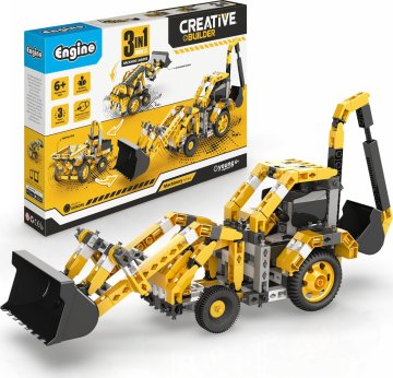 ENGINO Stavebnice CREATIVE BUILDER set Rypadlo - nakladač