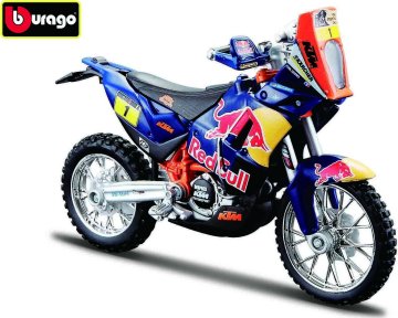 Bburago 1:18 WRB KTM CYCLE - KTM 450 Rally (Dakar Rally)