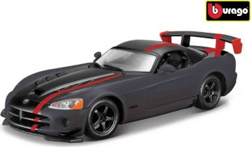 Bburago 1:24 Dodge Viper SRT10 ACR Grey/Black