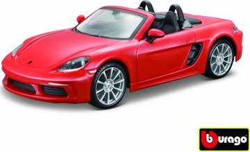 Bburago 1:24 Porsche 718 Boxster oranžová 18-21087