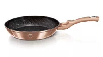 BERLINGERHAUS Pánev s mramorovým povrchem 20 cm Rosegold Metallic Line BH-1508