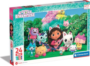 Clementoni - Puzzle Gábinin kouzelný domek: Na zahradě MAXI 24 dílků