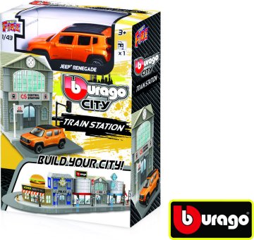 Bburago city 1:43 18-31505 Vlaková stanice