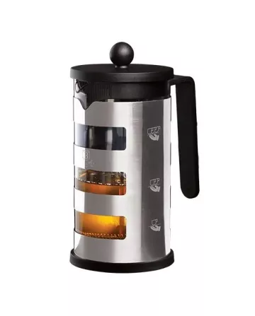 BERLINGERHAUS Konvice na čaj a kávu french press 1 l Black Silver Collection BH-7807