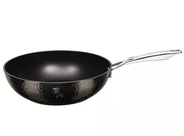 Pánev WOK s titanovým povrchem 28 cm Shine Basalt Collection