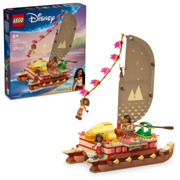 LEGO® │ Disney Princess 43270 Vaiana a dobrodružství na kánoi