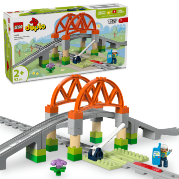 LEGO® DUPLO® 10426 Železniční most a koleje – rozšiřující sada