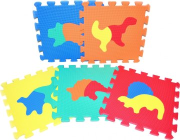 Wiky Měkké puzzle bloky DINO 32 cm