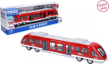 Wiky Vehicles Vlak s efekty 44 cm - český obal