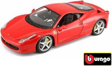 Bburago 1:24 Ferrari 458 Italia červená 18-26003