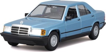 Bburago 1:24 Plus - 1987 Mercedes-Benz 190E - Diamond Blue