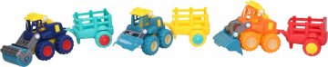 Wiky Vehicles Auto traktor s vlečkou 21 cm