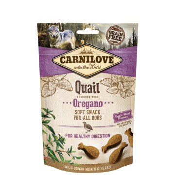 Carnilove Dog Semi Moist Snack Quail&Oregano 200g