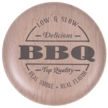 Talíř plytký 25 cm BBQ