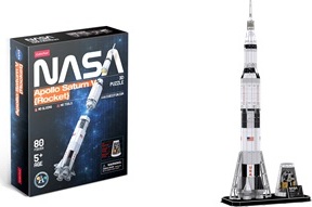 CUBICFUN 3D puzzle NASA: Raketa Apollo Saturn 136 ks