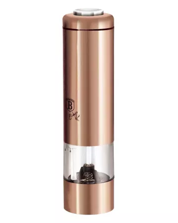 BERLINGERHAUS Mlýnek na pepř a sůl elektrický Rosegold Metallic Line BH-1906