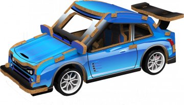 Wiky kreativita 3D puzzle dřevěné - Závodní auto 13 cm