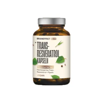 BrainEffect Trans-Resveratrol - 60 kapslí