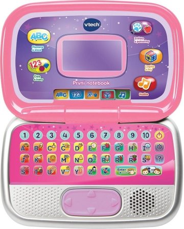 Vtech První notebook - růžový CZ