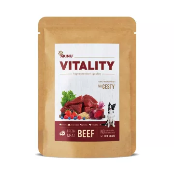 Akinu VITALITY na cesty hovězí pro psy 300 g