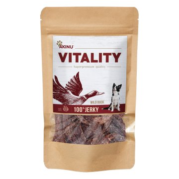 Akinu VITALITY Jerky divoká kachna 50 g expirace 30.09.2024