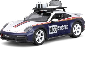 Bburago 1:24 Racing - Porsche 911 Dakar - Blue 953 Roughroads