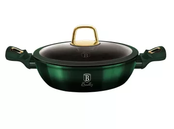 BERLINGERHAUS Pánev hluboká s titanovým povrchem 28 cm Emerald Collection BH-6060