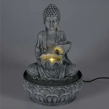 Fontána pokojová s LED osvětlením 29 cm Budha