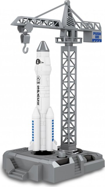 Raketa s odpalovací plošinou a jeřábem 17,5 cm set