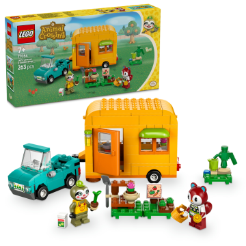 LEGO® Animal Crossing™ 77054 Leif, karavan a zahradnictví