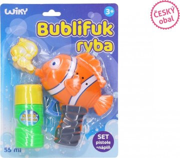 Bublifuk ryba set 55 ml - český obal