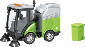 Wiky Vehicles Auto čistící s popelnicí a efekty 24 cm