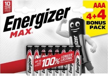 Baterie Energizer MAX LR 03/4+4, AAA