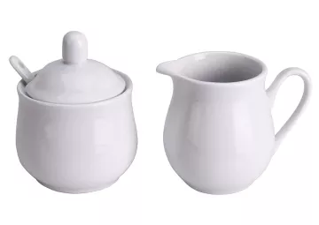 Cukřenka a mlékovka porcelán sada 3 ks