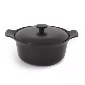 BERGHOFF Hrnec s poklicí litinový RON 24 cm černá BF-3900040