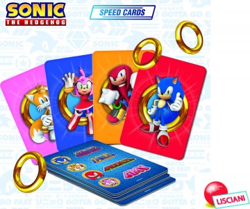 Lisciani Sonic Speed Card karetní hra 2-4 hráči