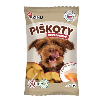 Akinu Piškoty bezlepkové pro psy 120g expirace 20.09.2024