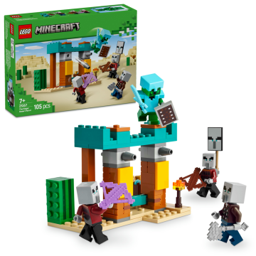 LEGO® Minecraft® 21267 Pouštní hlídka zákeřníků