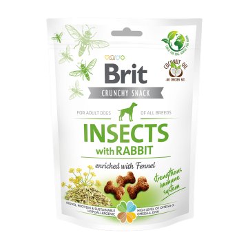 Brit Care dog crunchy crack. insec. rabbit fennel 200 g