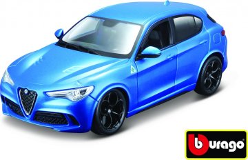 Bburago 1:24 Alfa Romeo Stelvio modrá 18-21086