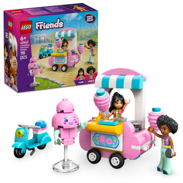 LEGO® Friends 42643 Stánek s cukrovou vatou a skútr