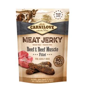 Carnilove Dog Jerky Beef with Beef Muscle Fillet 100 g,