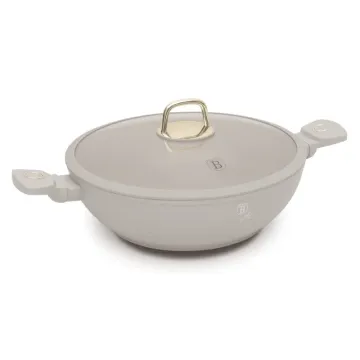 WOK pánev s poklicí s titanovým povrchem 30 cm Sahara Collection