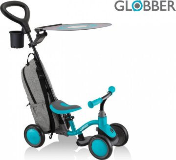 Globber odrážedlo 3v1 Deluxe - Learning Bike 3in1 Deluxe -Teal