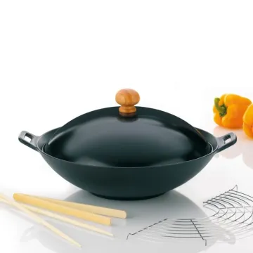 KELA Wok litinový 36 cm s příslušenstvím sada 5 ks KL-77943sleva