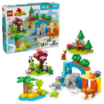 LEGO® DUPLO® 10446 Rodinky divokých zvířat 3 v 1