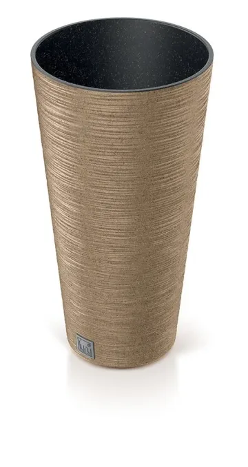 Květináč Prosperplast FURU SLIM ECO WOOD 30 cm naturo