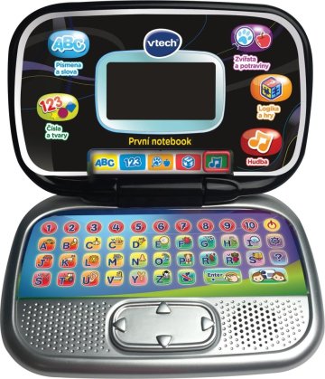 Vtech První notebook - černý CZ